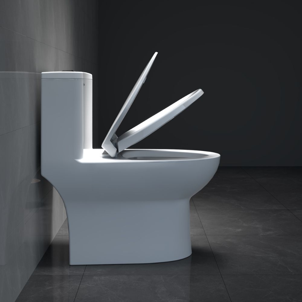 Bồn cầu 1 khối Viglacera V64 nắp êm (+ vòi xịt VG826 & van VG853)