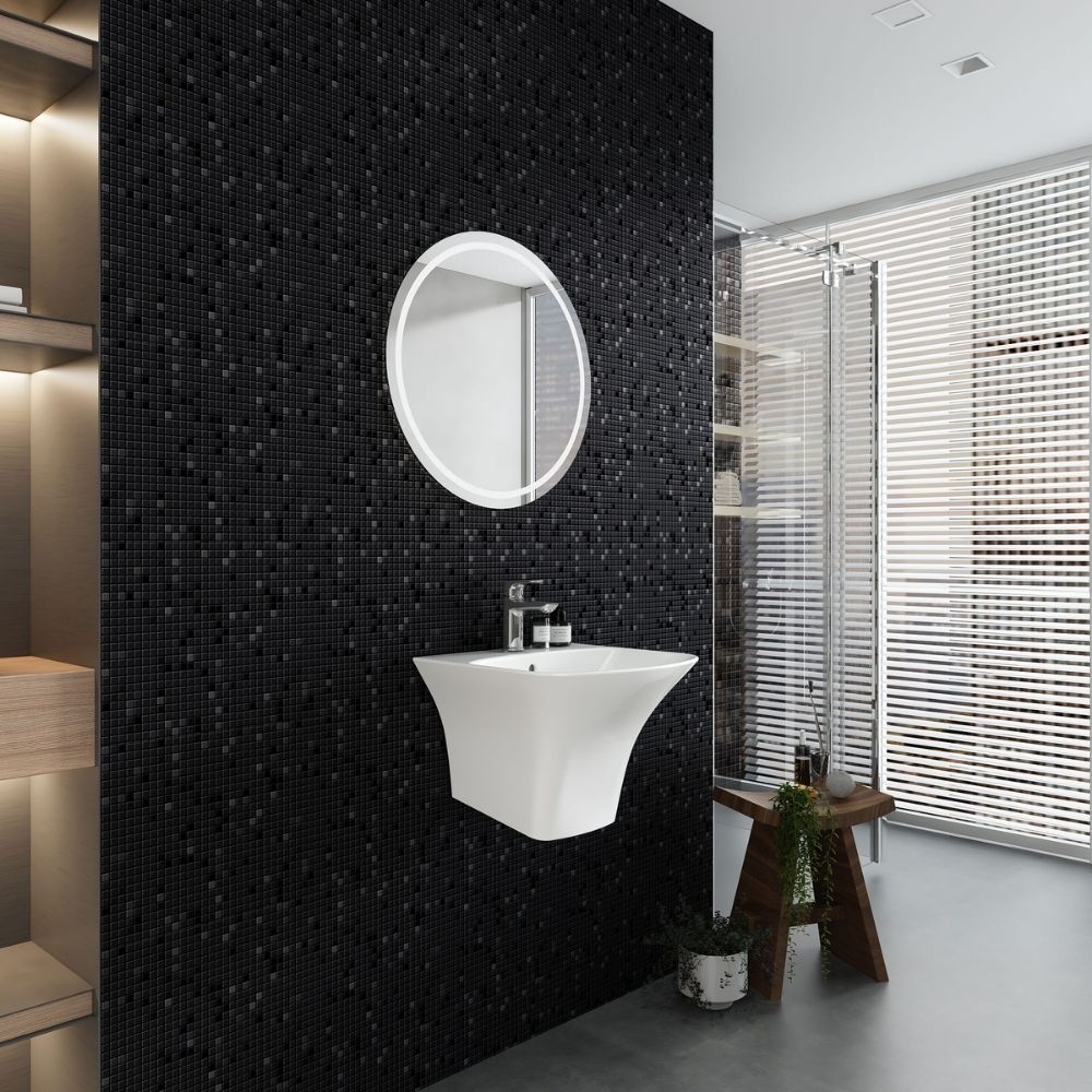 Chậu rửa lavabo treo tường Viglacera V64 liền khối