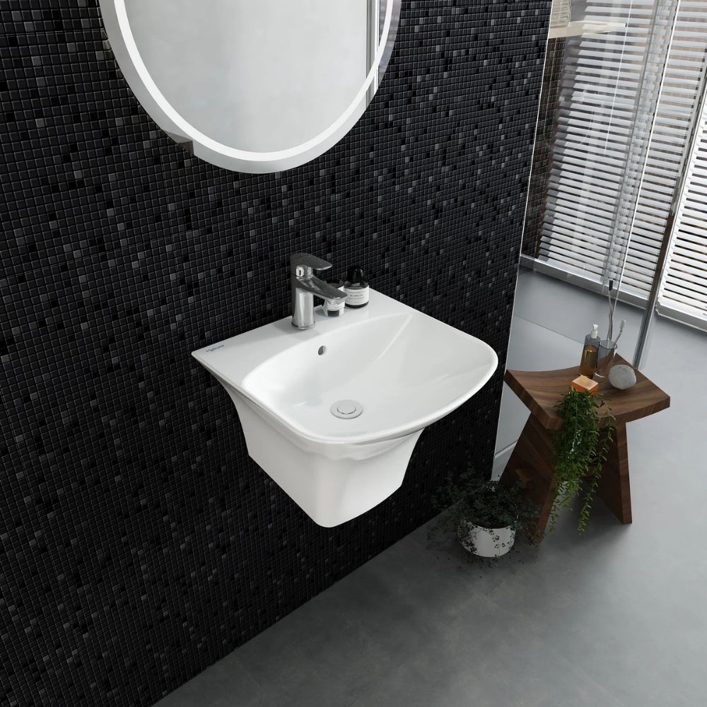 Chậu rửa lavabo treo tường Viglacera V64 liền khối