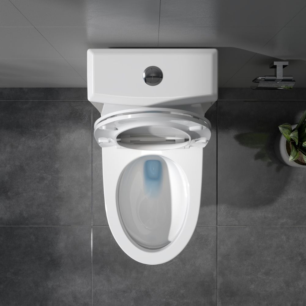 Bồn cầu 1 khối Viglacera V65 nắp êm (+ vòi xịt VG826 & van VG853)