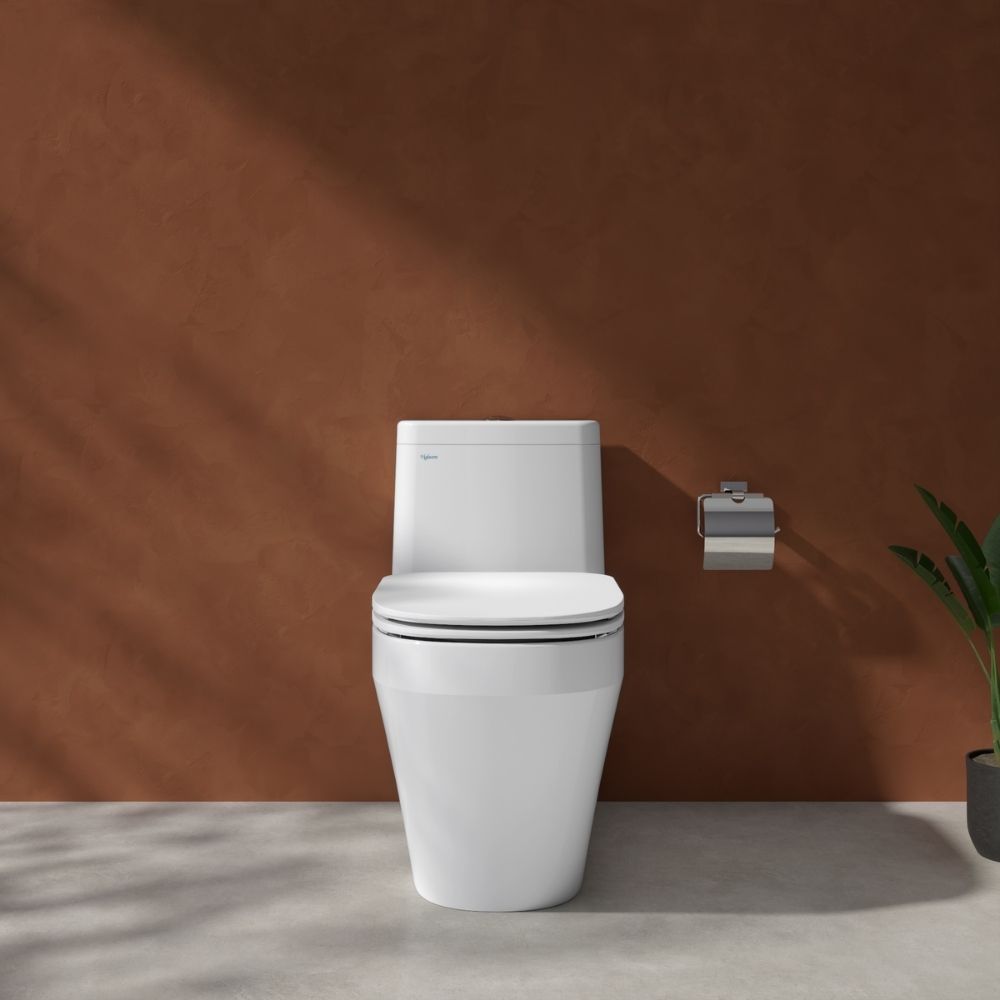 Bồn cầu 1 khối Viglacera V68 nắp êm (+ vòi xịt VG826 & van VG853)