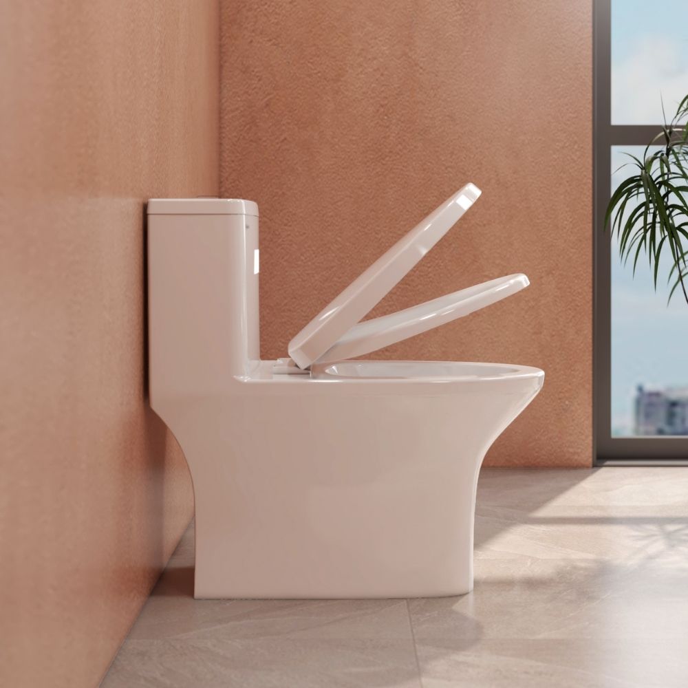 Bồn cầu 1 khối Viglacera V72-CAU nắp êm (+ vòi xịt VG826)