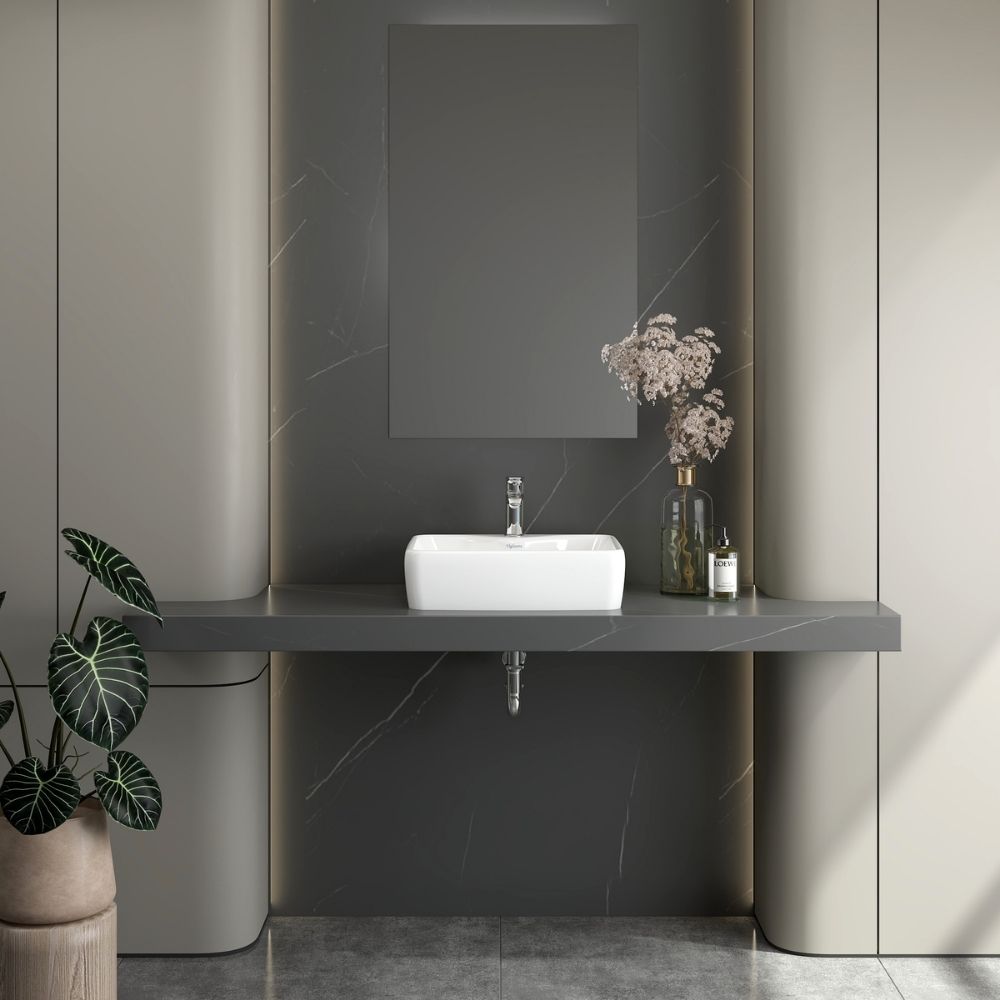 Chậu lavabo đặt bàn Viglacera V72