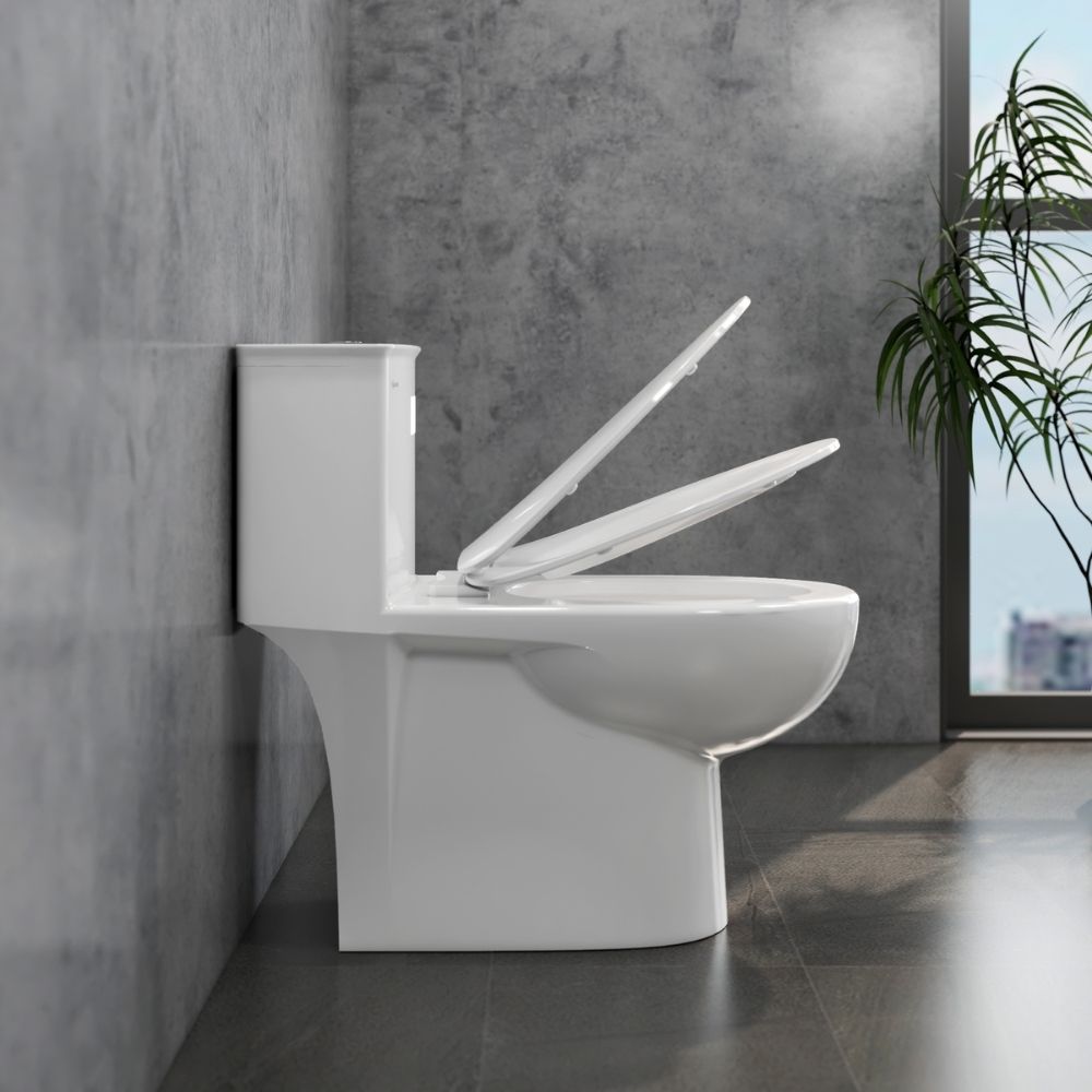 Bồn cầu 1 khối nắp êm Viglacera V819 (+ vòi xịt VG826)