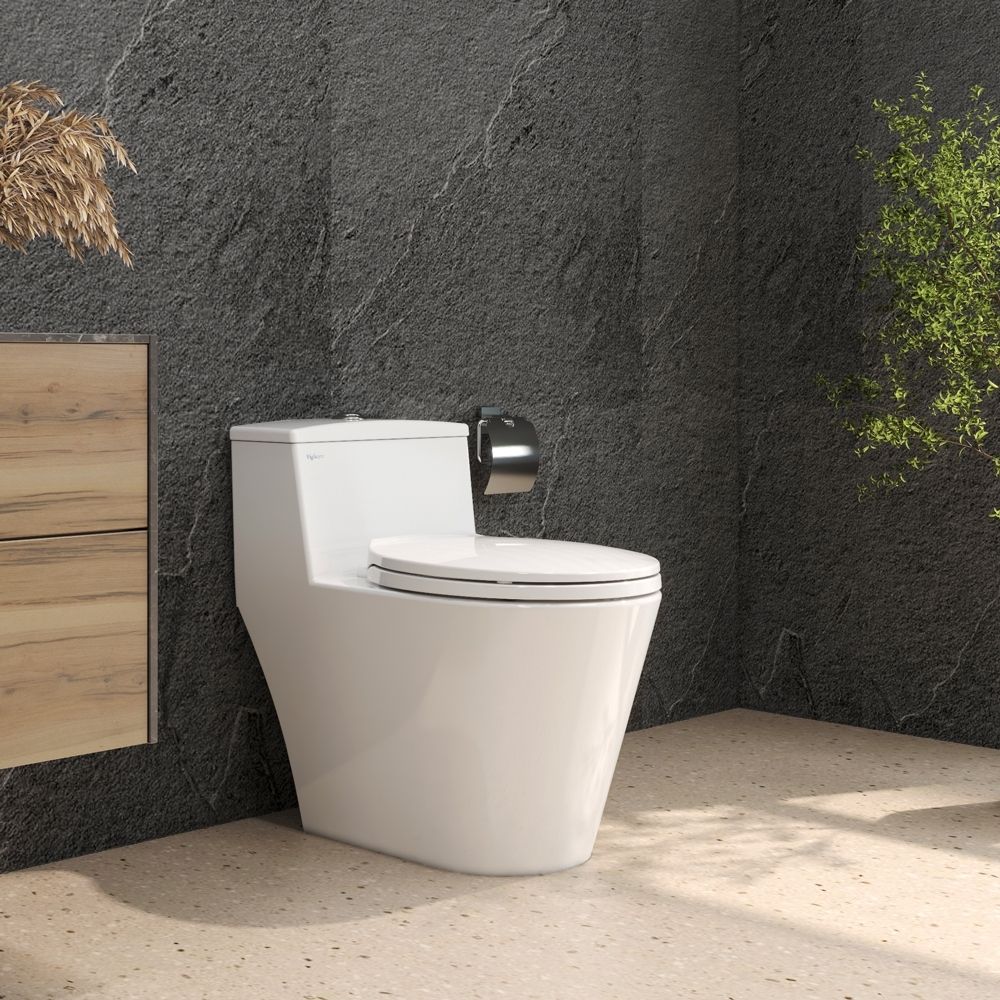 Bồn cầu 1 khối nắp êm Viglacera V823 (+ vòi xịt VG826)