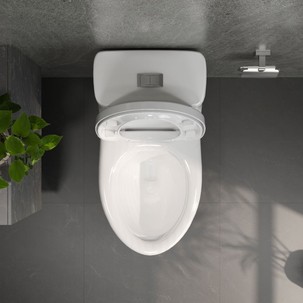 Bồn cầu 1 khối nắp êm Viglacera V825 (+ vòi xịt VG826)