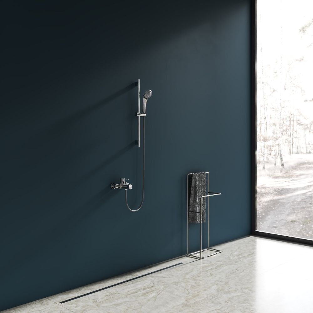 Bộ sen tắm nóng lạnh Viglacera VG541.1 kèm thanh trượt