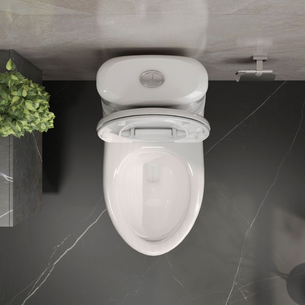 Bồn cầu 2 khối Viglacera VI107 nắp êm