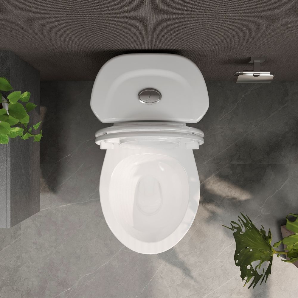 Bồn cầu 2 khối Viglacera VI66 nắp thường / nắp êm