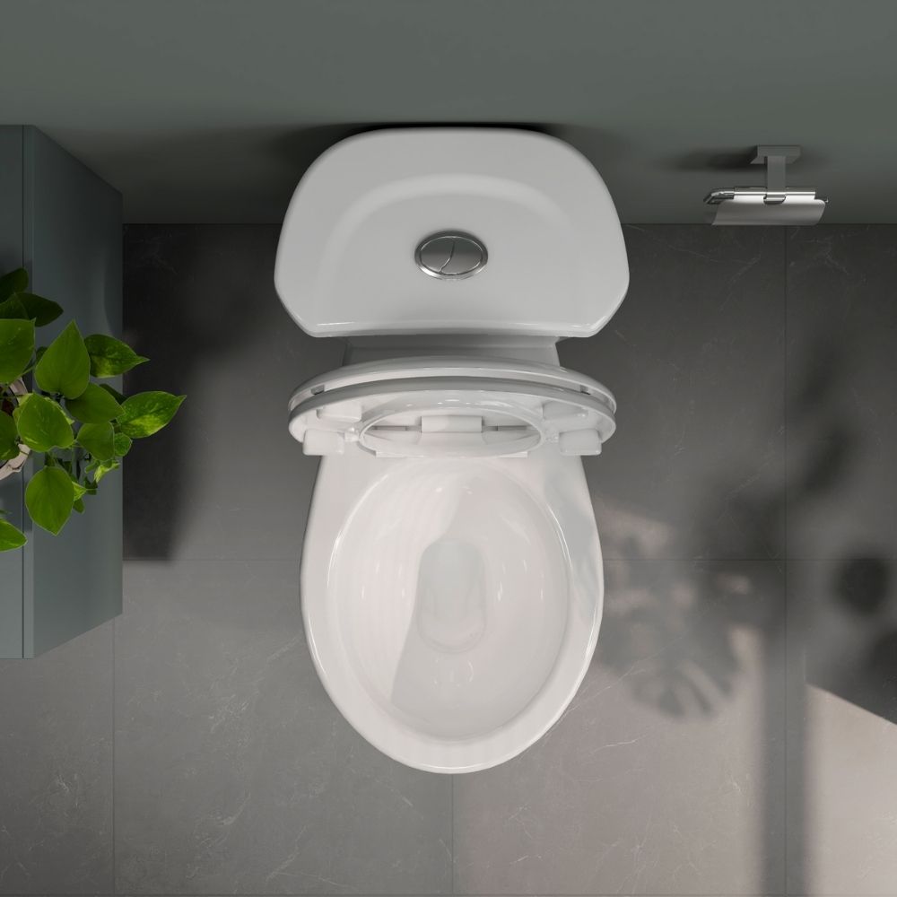 Bồn cầu 2 khối Viglacera VI88 nắp thường / nắp êm